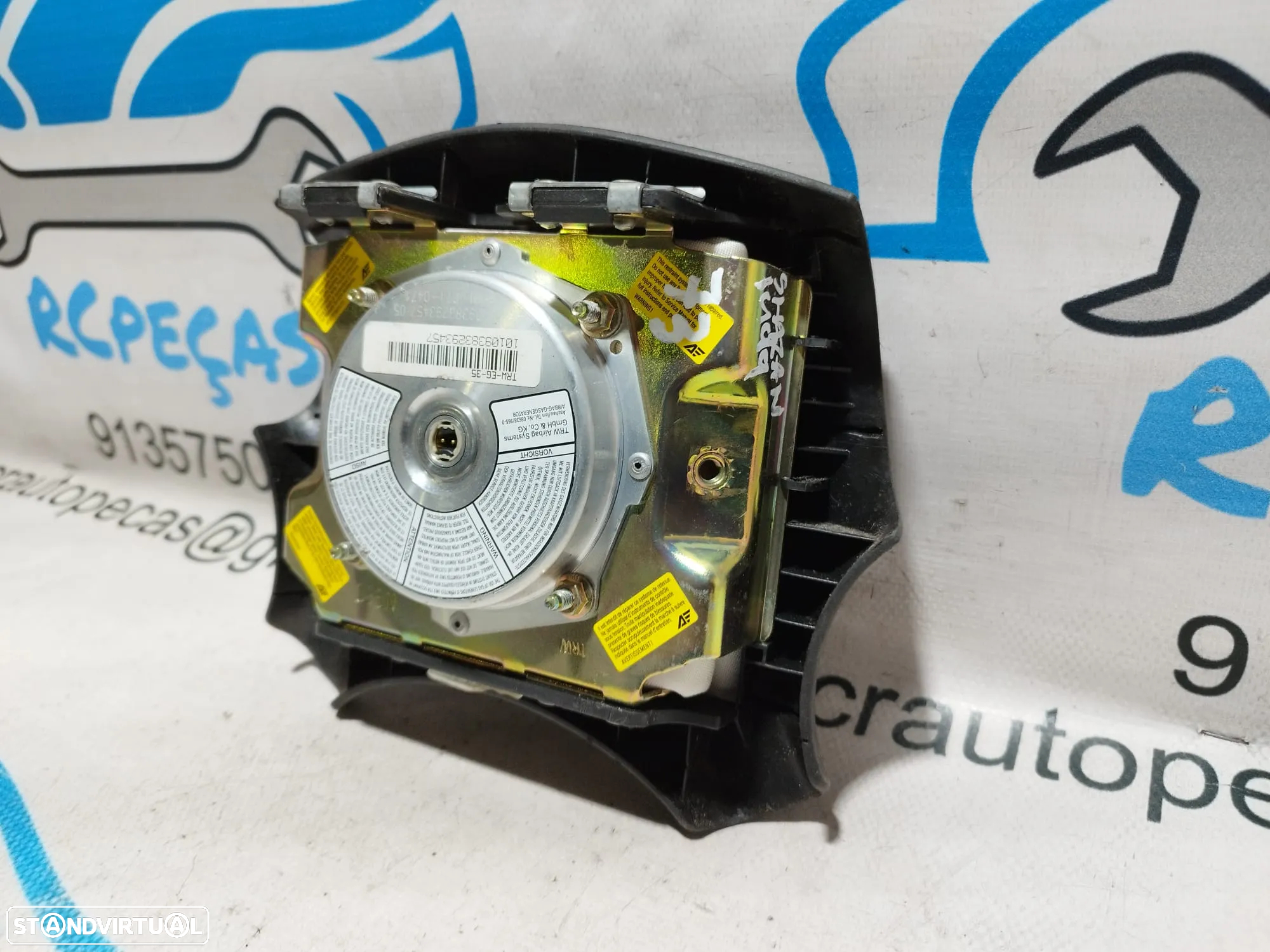 AIRBAG VOLANTE GUIADOR VW VOLKSWAGEN SHARAN I 1 MK1 7M8 7M9 7M6 7M0880201S 7M0880201 - 4