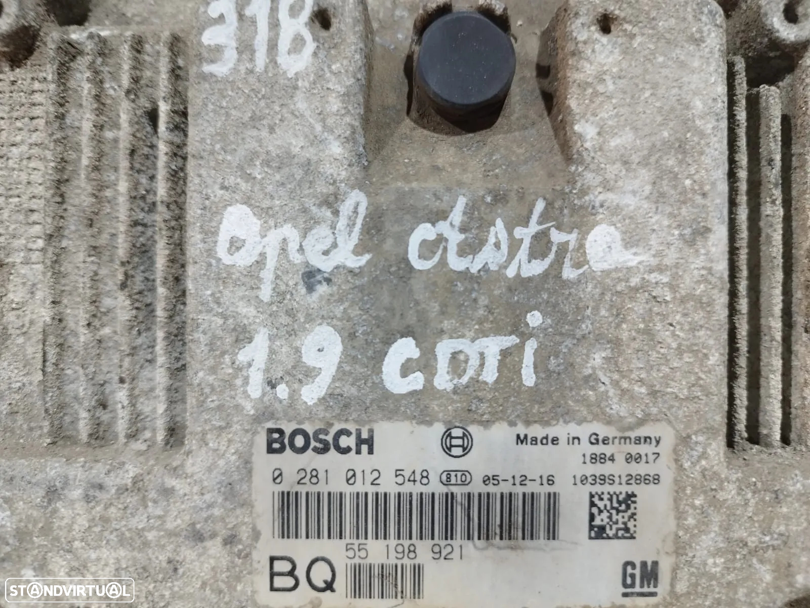 Centralina ECU motor Bosch Opel Astra 1.9 CDT - 5