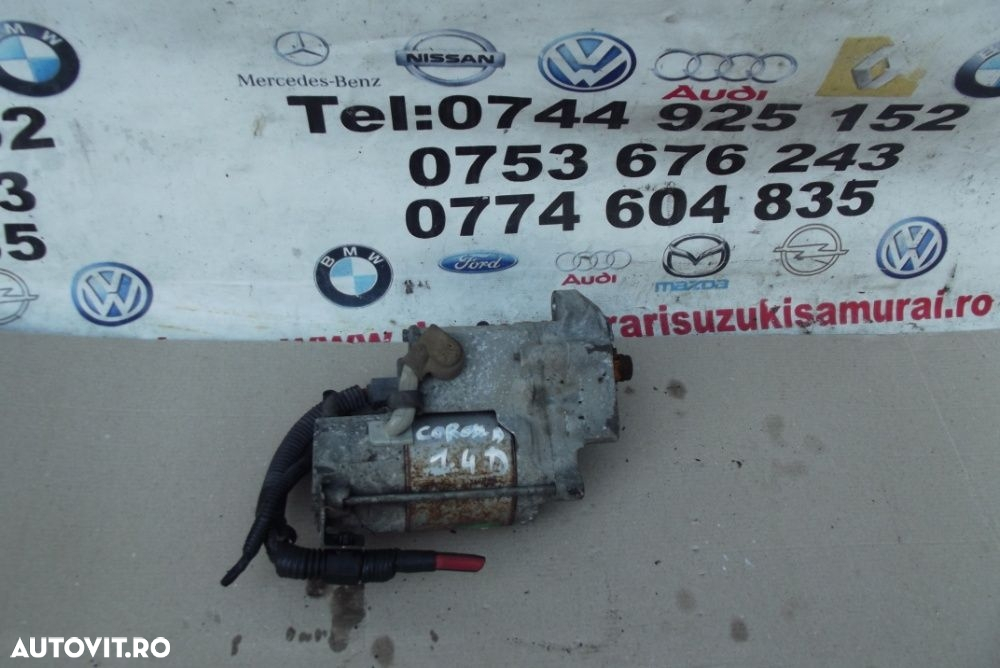 Electromotor Toyota Corolla 1.4 diesel Yaris Verso dezmembrez Corolla - 2