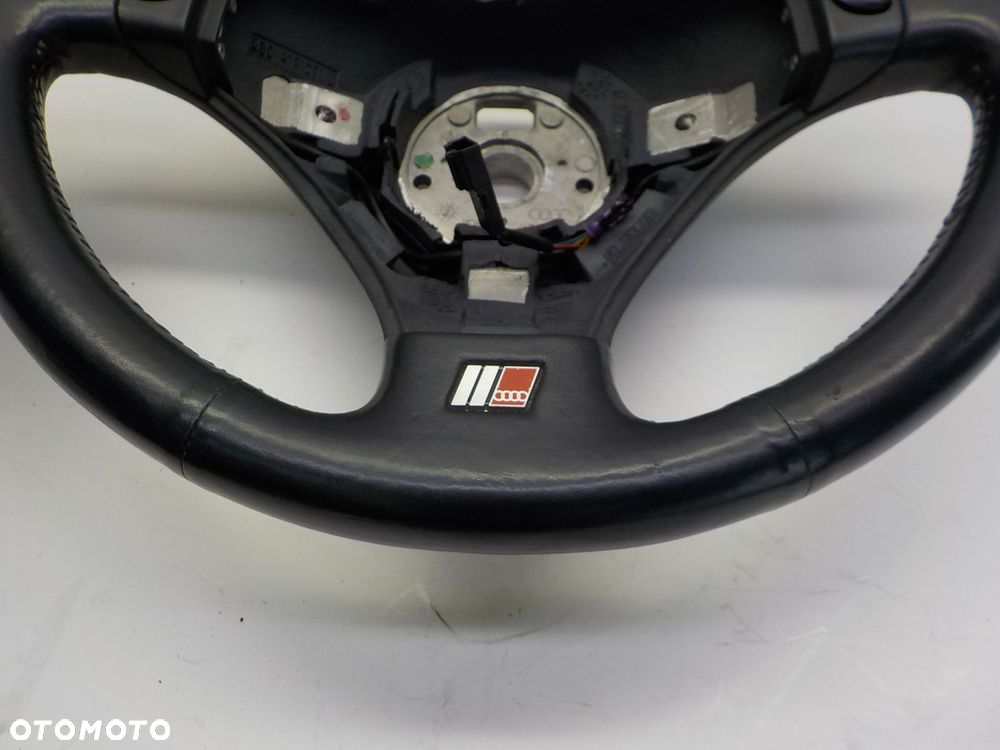 AUDI A6 C5 A4 B5 KIEROWNICA KOŁO SKÓRA MULTIFUNKCJA 4B0419091L - 2
