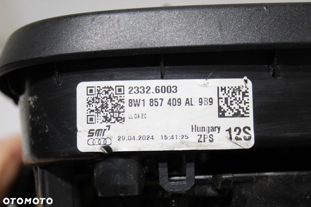 Audi A4 B9 8W1 Lusterko Lewe Kierunkowskaz 10PIN - 3