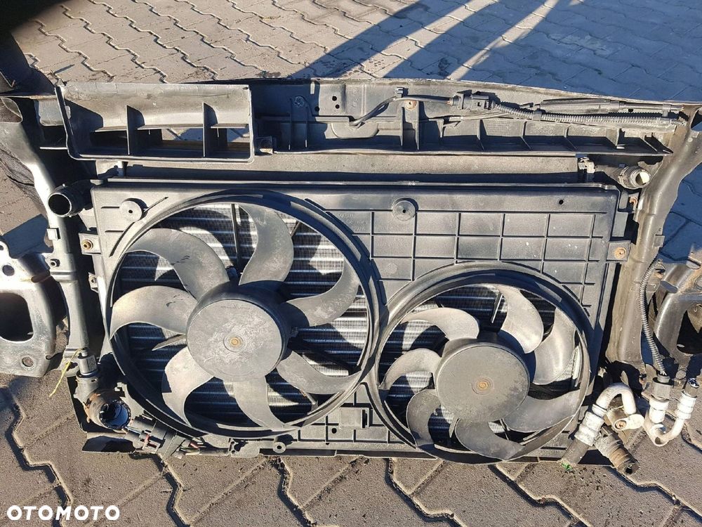 SKODA OCTAVIA II LIFT 08-12r 1.4 TSI PAS PRZEDNI CHŁODNICE WENTYLATORY - 4