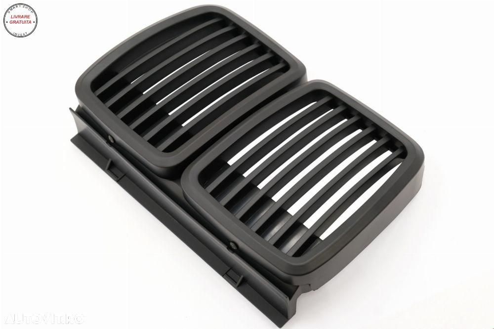 Grila Centrala BMW Seria 3 E30 (1982-1994) Negru Mat- livrare gratuita - 5