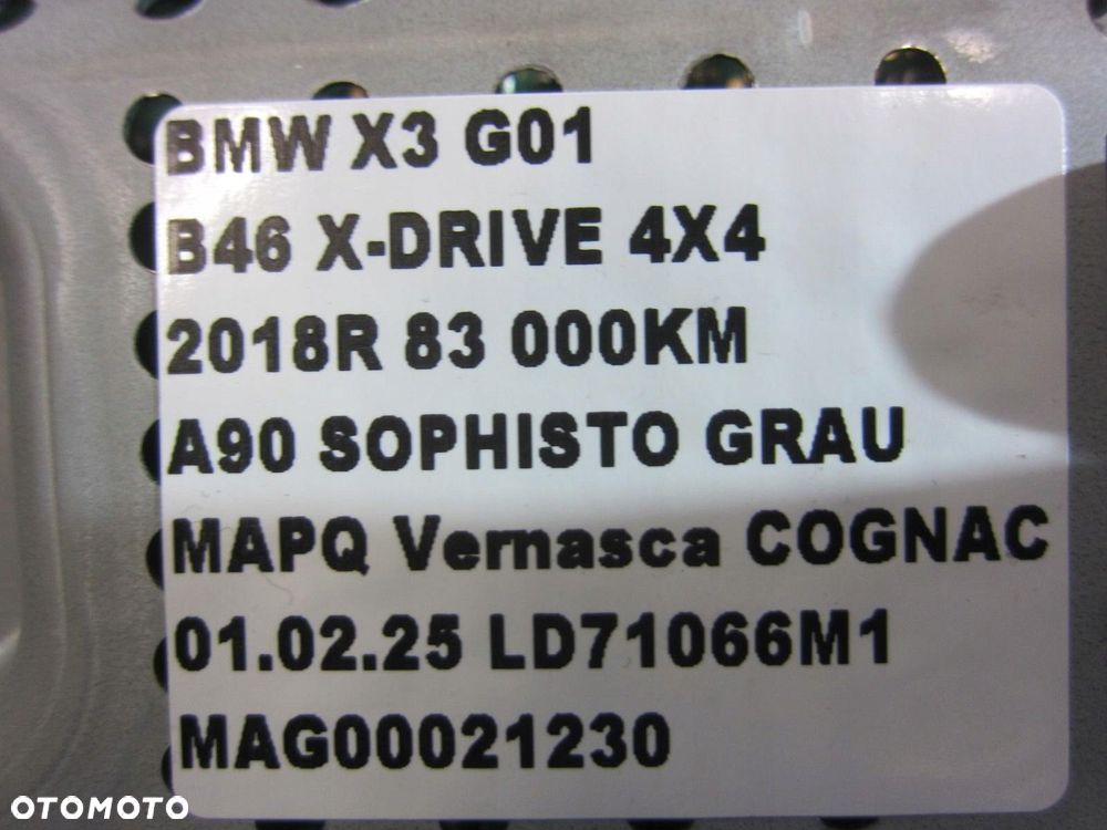BMW X3 G01 G02 ZESTAW WSKAŹNIKÓW LICZNIK ZEGARY 62109878286 9392558 9878286 - 8