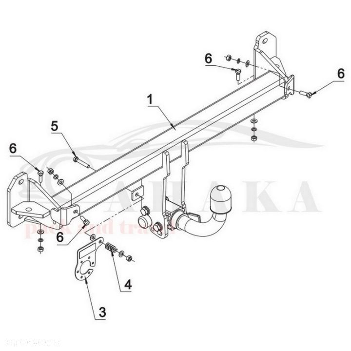 Hak Holowniczy Automat Do Bmw Seria 7 F01 Sedan 2008-2014 - 3