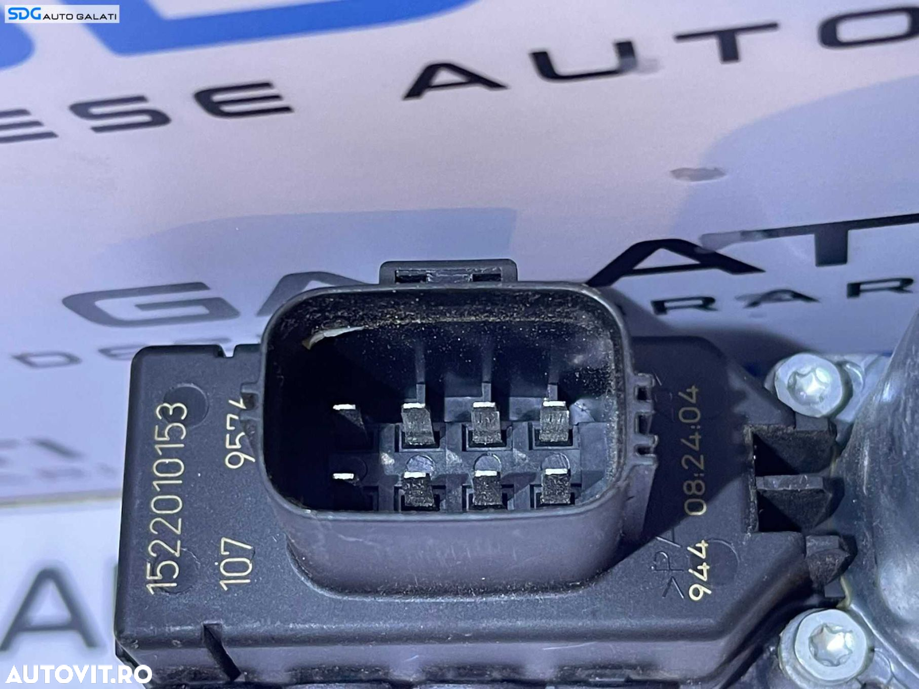 Motoras Macara Electrica Usa Portiera Dreapta Spate Jaguar X-Type 2001 - 2009 Cod 1522010153 0130821546 - 6