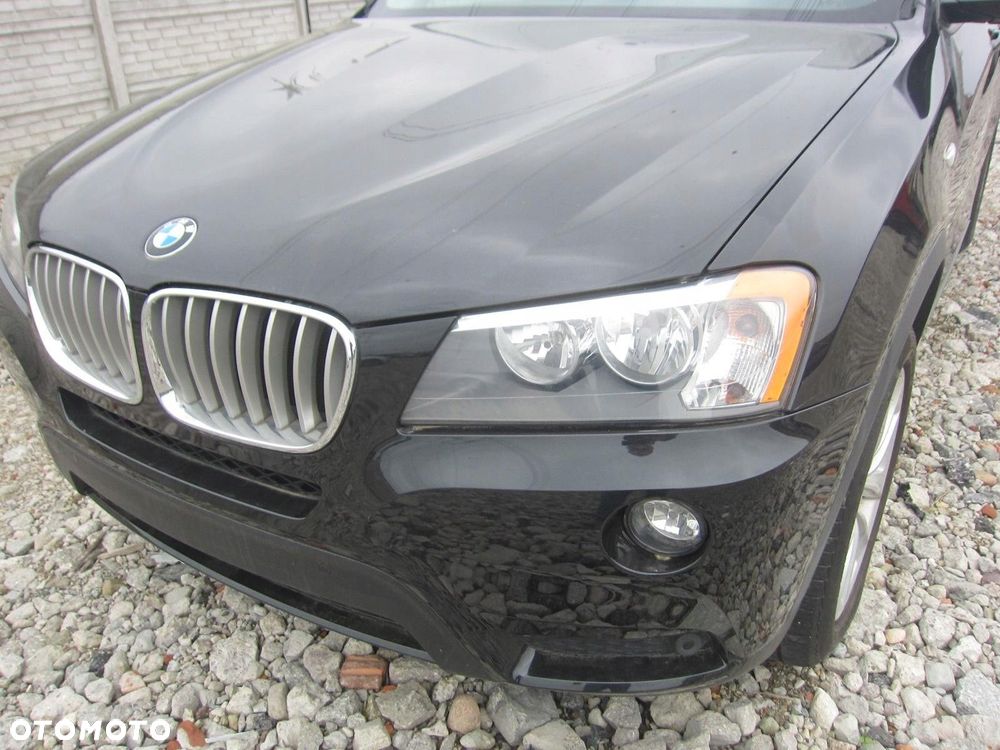 BMW X3 F25 475 BLACK SAPPHIRE MASKA CZARNA ZDERZAK LAMPY BŁOTNIK LAMPA - 2
