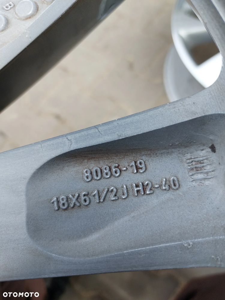 NISSAN QASHQAI J10 J11 FELGI ALUMINIOWE R18 6.5J ET40 5X114.3 ORYGINAŁ PROSTE ! - 11