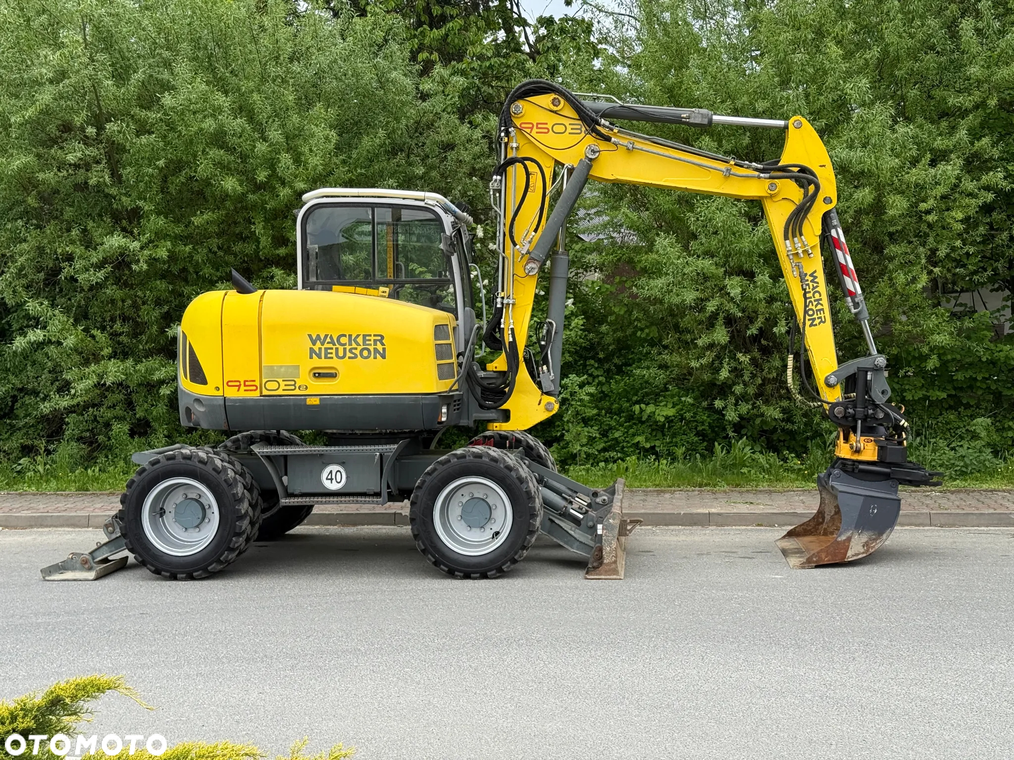 Wacker Neuson * Koparka Kołowa * Wacker Neuson 9503 * Rototilt * Bardzo Dobry Stan * - 22