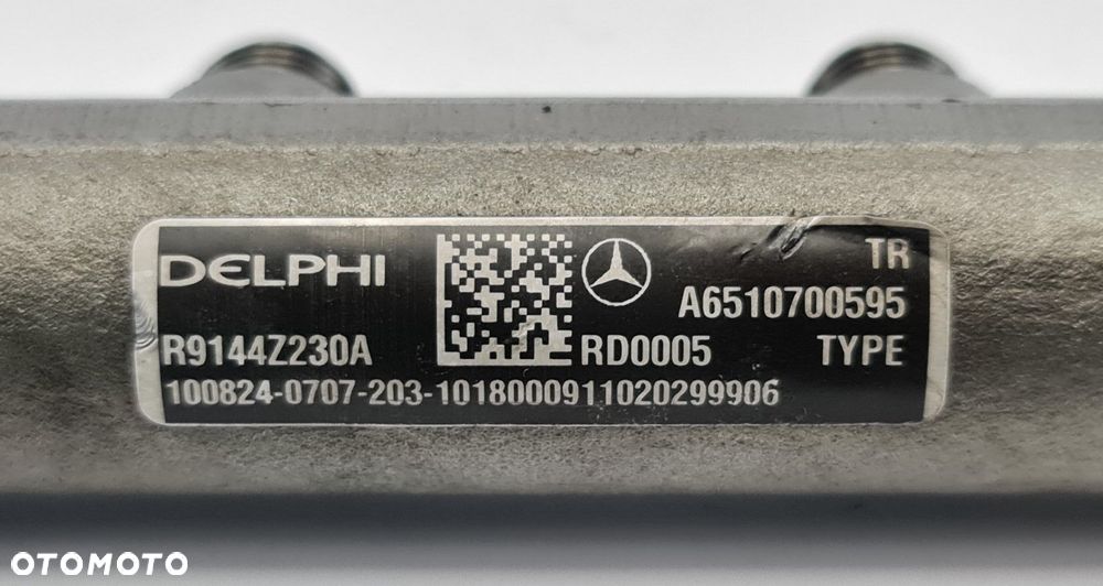 LISTWA WTRYSKOWA MERCEDES W212 2.2 CDI A6510700595 - 2