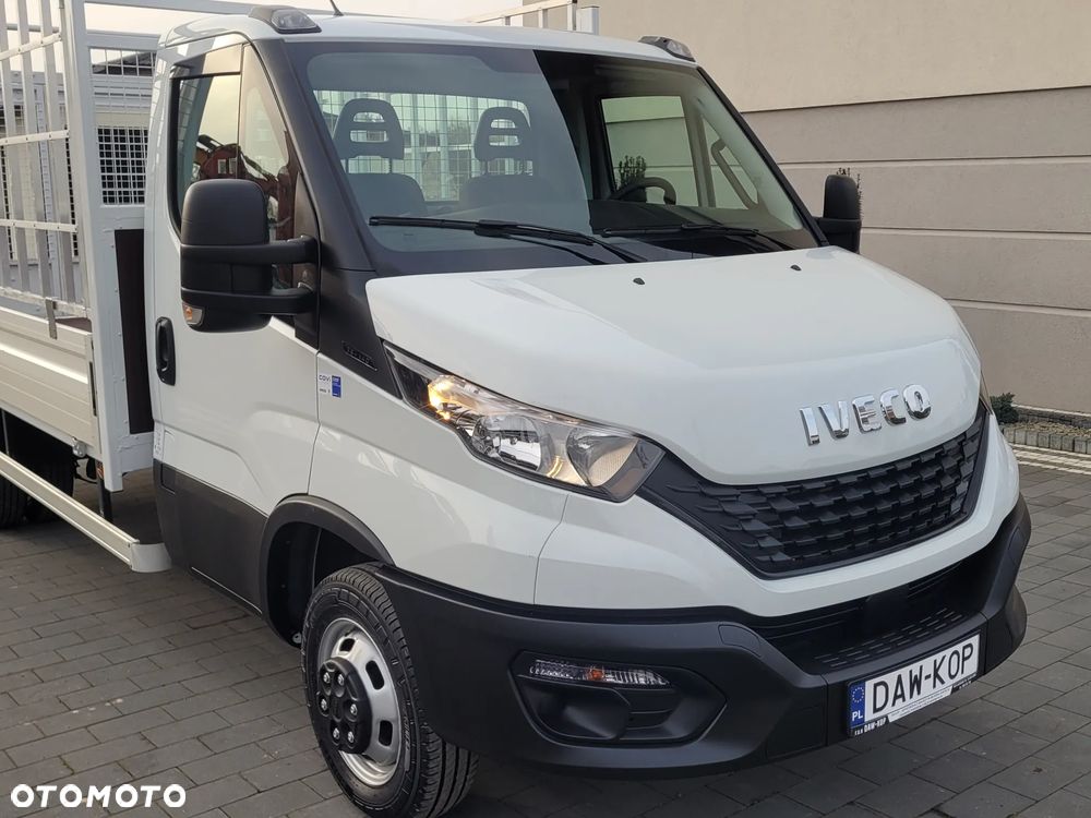 Iveco 35C14 / skrzyniowy z siatką / 48.000km / jak NOWY / - 10