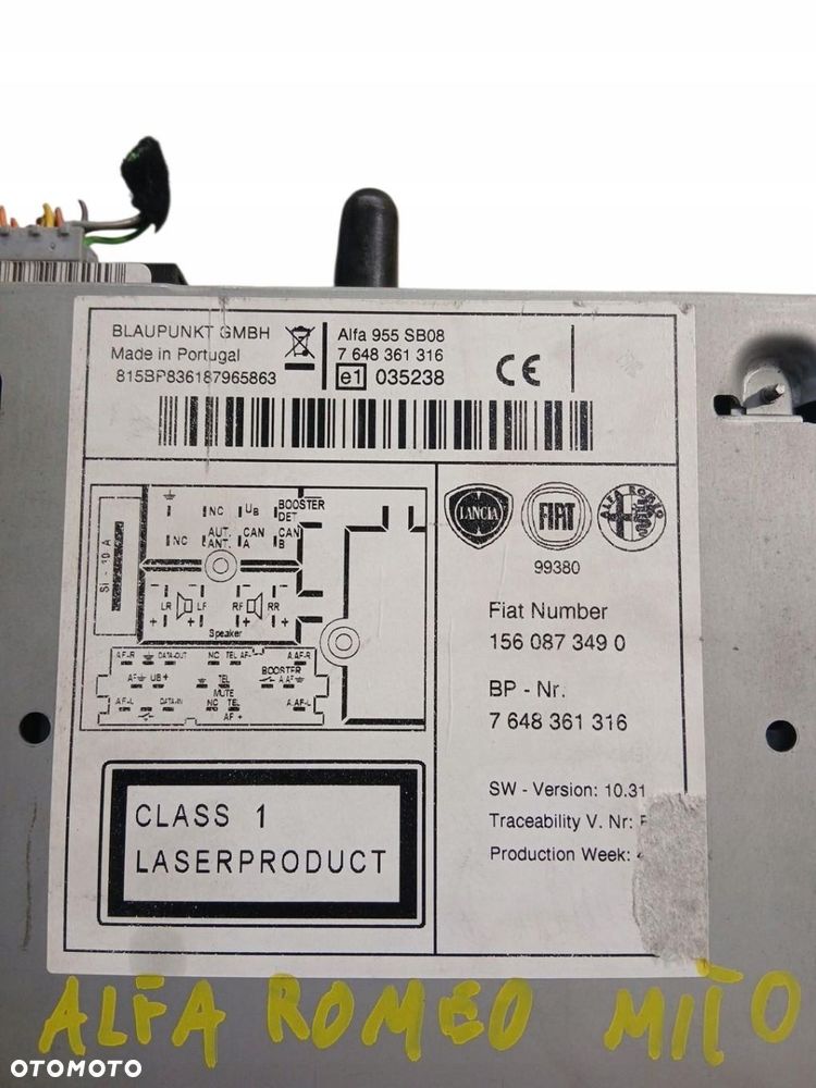 radio cd alfa romeo mito 1560873490 7648361316 - 2
