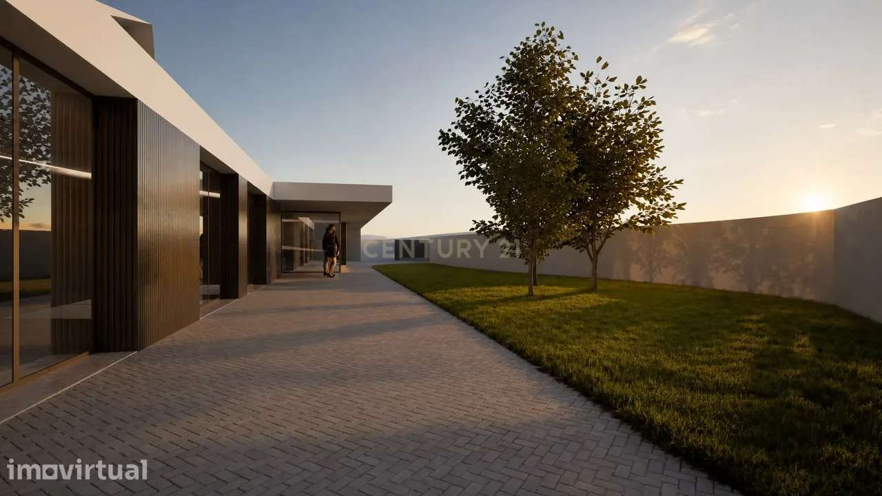 Terreno para Venda com Projeto em Aprovação para Moradia T4 de 4 Frent - Grande imagem: 2/3