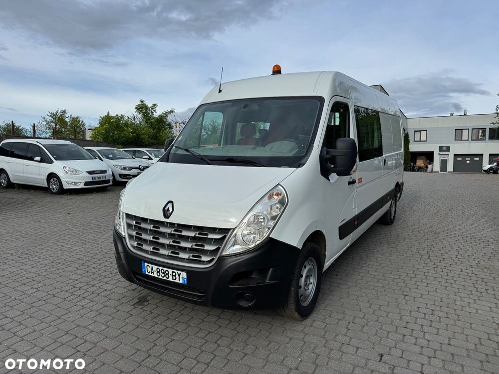Renault Master Długi Brygadówka 7 Osobowa 2011. Paka 2.7m - 2