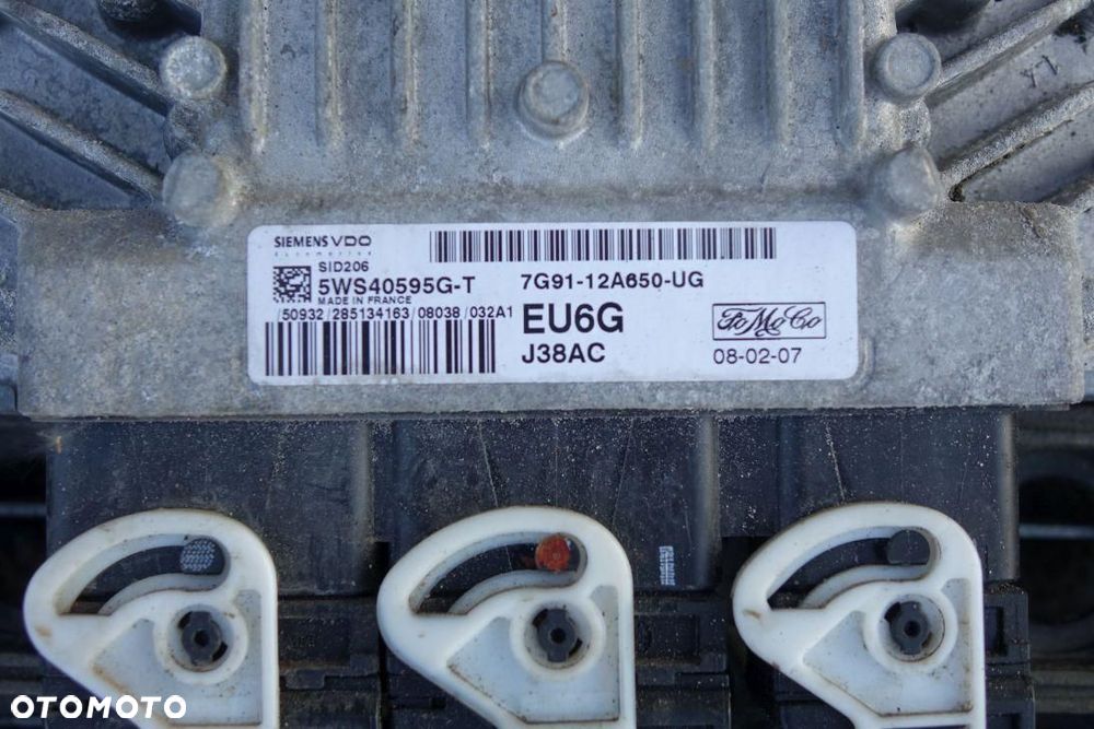 STEROWNIK SILNIKA   KOMPUTER ECU FORD MONDEO MK  IV 2,0 TDCI 7G91-12A650-UG - 3