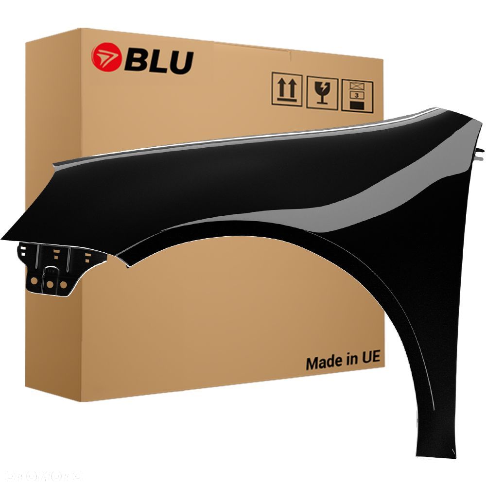 BLU Błotnik VW GOLF V 5 LC9X lewy czarny 03-09 przód hatchback ocynk TiefSchwarz - 1