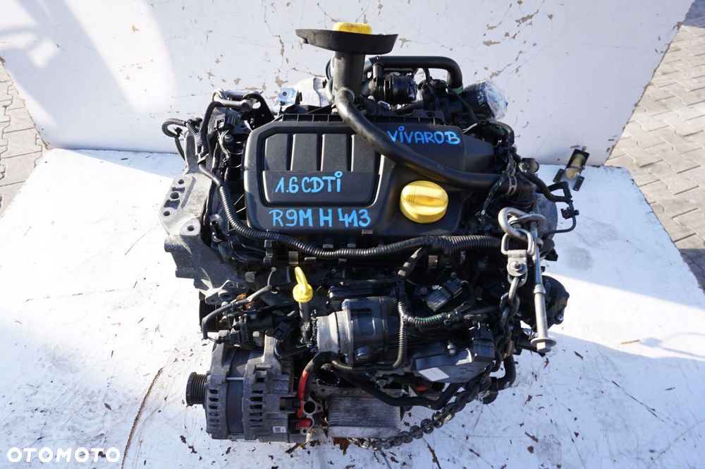 SILNIK R9M H413 OPEL VIVARO B 1.6 CDTI KOMPLETNY 98 TYS KM - 9