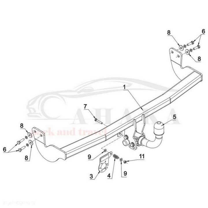 Hak Holowniczy Automat Do Citroen Ds3 Hatchback 2010-2016 - 3