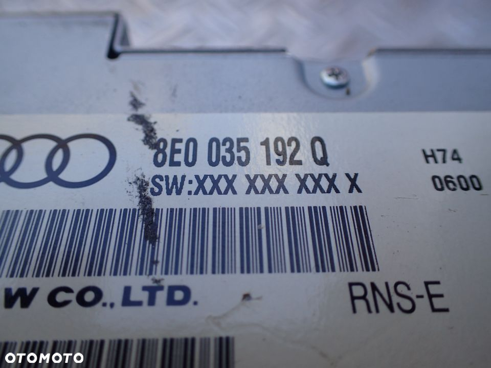 RADIO AUDI NAVIGATION PLUS RNS AUDI A4 8E0035192Q RADOM - 4