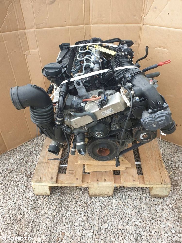 silnik kompletny bmw 2.0d n47d20c 143km nr mag 441344 przednia przepustnica - 1