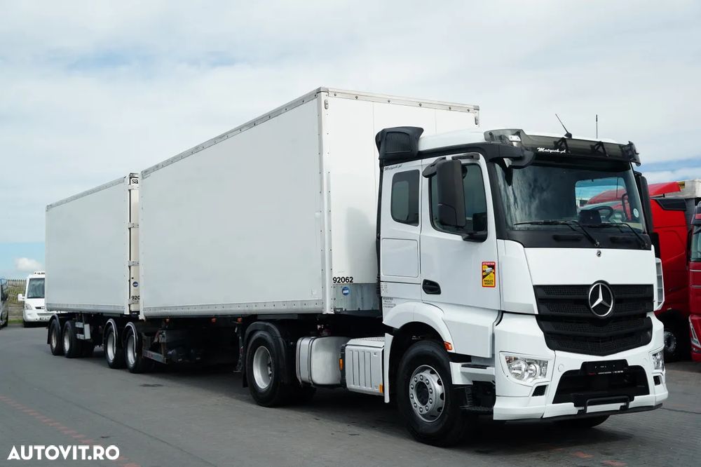 Samro / KIT / SEMIREMORCĂ / CONTAINER / TRAVERSĂ / B-TRAIN / 7,3 + 7,3 m / PODEA REZISTENTĂ - 4