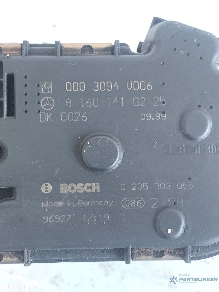 Clapetă de accelerație SMART FORTWO 450 2004 - 2007 0.6B OEMA1601410225 - 2