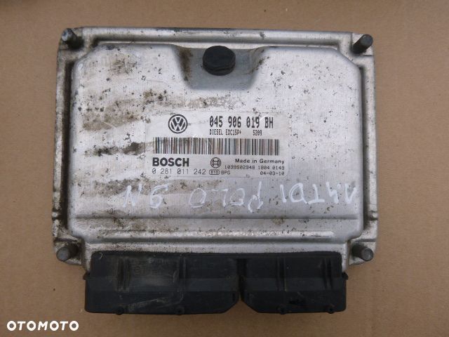 ZESTAW STARTOWY STACYJKA KOMPUTER IMMOBILIZER LICZNIK VOLKSWAGEN POLO 9N 1.4 TDI - 2