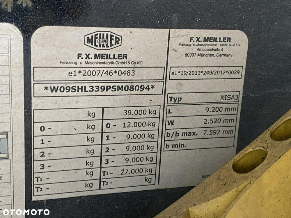 Meiller kisa3 39.0t - 25