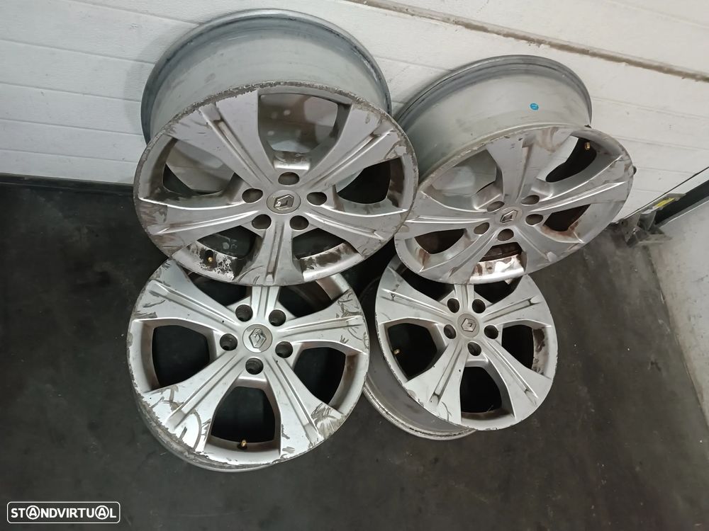 JOGO DE JANTES ORIGINAIS RENAULT MEGAE III / SCENIC III R17 403000051R - 2