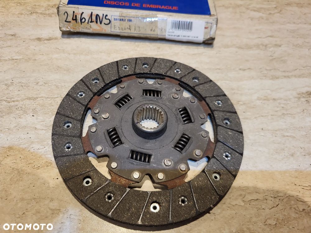 Tarcza sprzęgła  T. ESCORT 1.3 do 80 190mm FIAT ELBA, FIORINO, FIORINO/MINIVAN, REGATA, TEMPRA, TIPO, UNO; FORD ESCORT II; LANCIA DEDRA, DELTA I, DELTA II, PRISMA 1.1-1.6 12.74-05.01 - 1