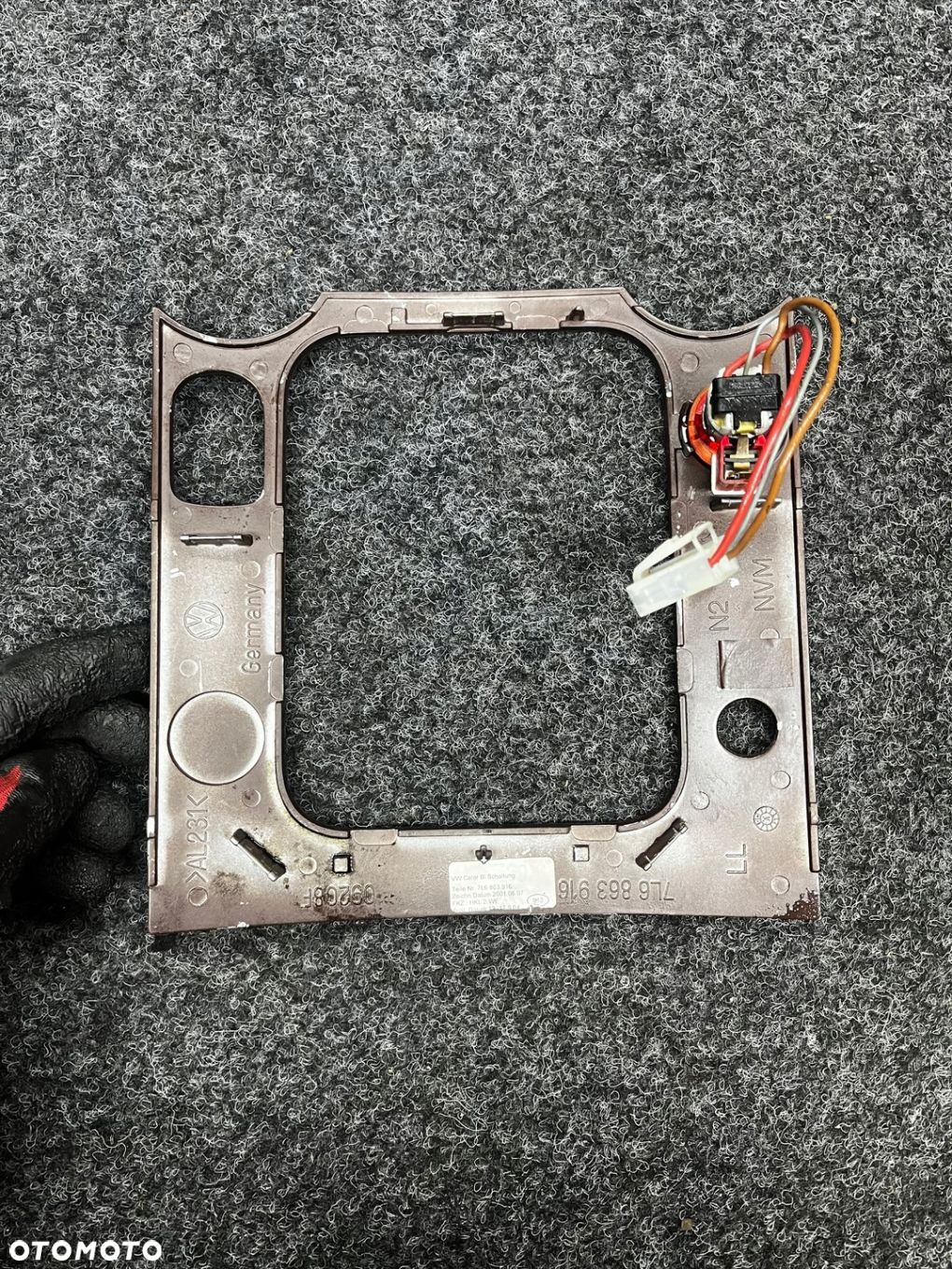 ramka osłona zapalniczka gniazdo vw touareg I 7L 7L6863916 - 13