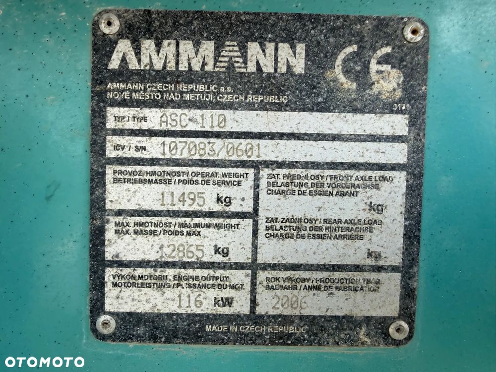 Ammann ASC110 Walec Wibracyjny - 5