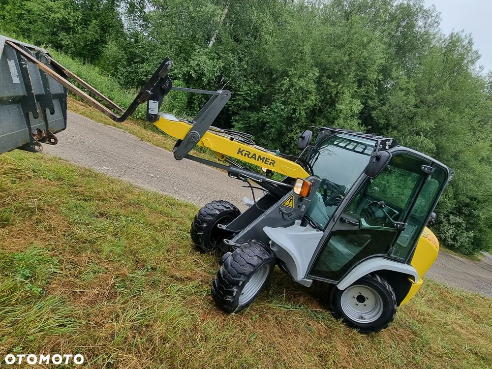 Kramer Ładowarka kołowa 348- 5035 JAK NOWA! 2017r Import Norwegia Łyżka widły - 3