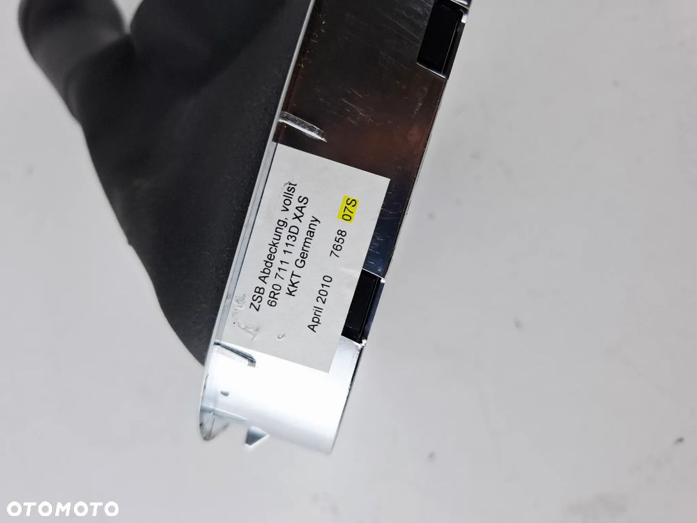 Gałka Mieszek Ramka Lewarka Zmiany Biegów VW Polo 6R 6R0711113D 6R0711456B - 8