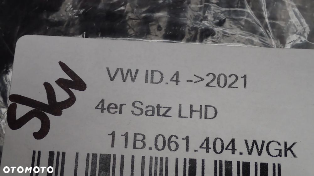 DYWANIKI WELUROWE VW ID 4 2021 ROK 11B061404 WGK - 4