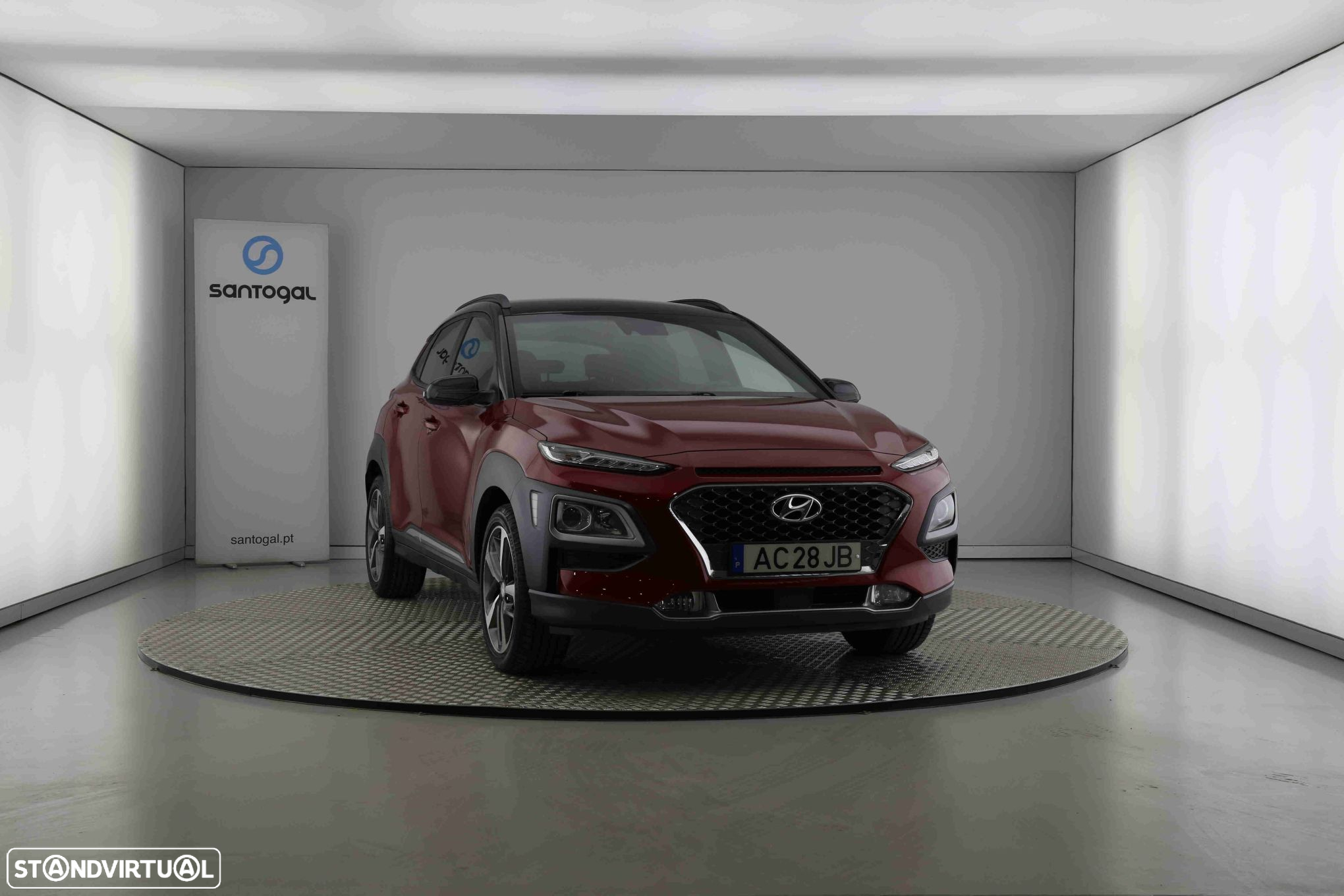 Hyundai Kauai 1.0 T-GDi Pele/Tecido Vermelho - 2