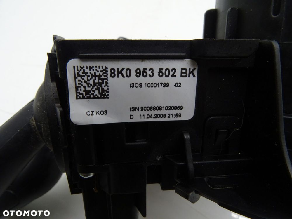 Przełącznik zespolony manetka panel wycieraczek taśma 8k0953502b audi a4 b8 - 7