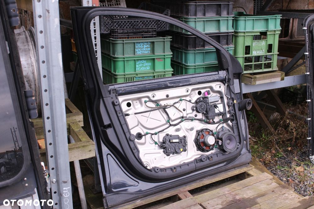 VW PHAETON DRZWI KOMPLETNE LEWY PRZÓD LR7W - 7