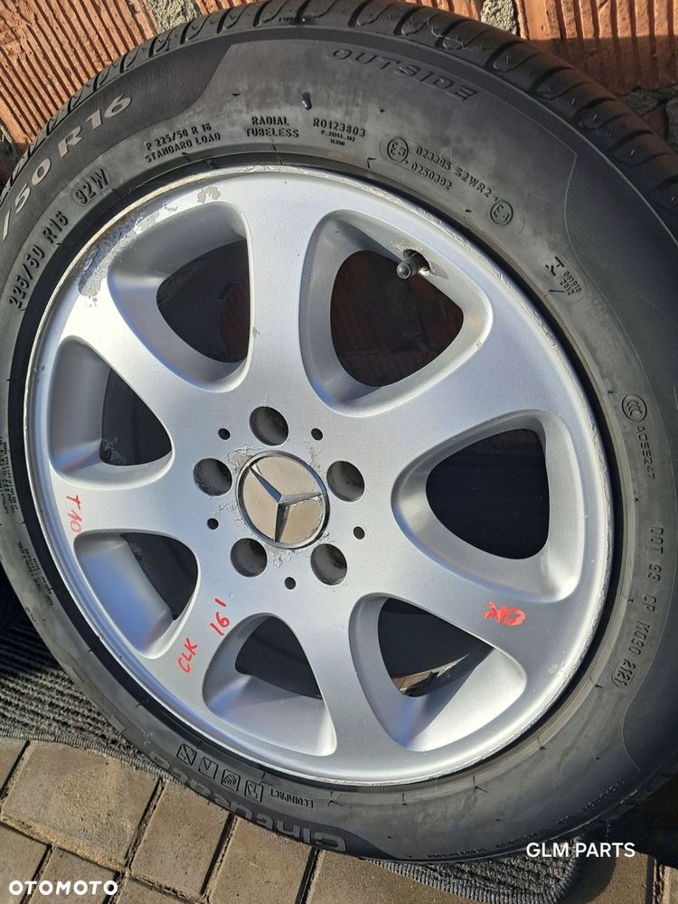 mercedes-benz clk w209 felgi aluminiowe 16" koła lato pirelli - 13