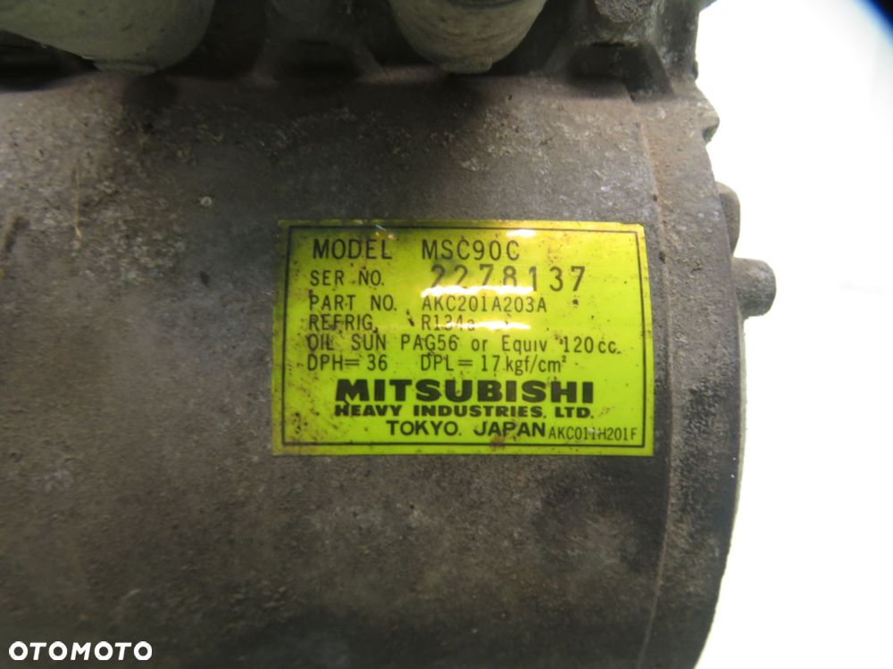KOMPRESOR KLIMATYZACJI MITSUBISHI COLT V 1.3 MSC90C AKC201A203A - 7