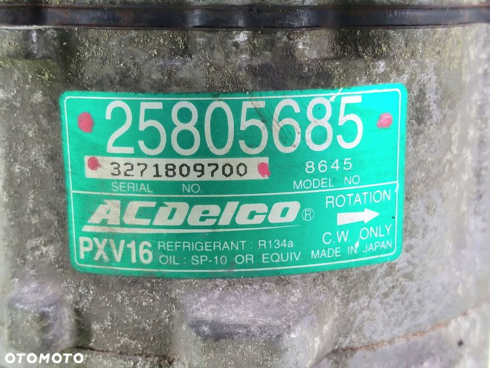 Sprężarka klimatyzacji Chevrolet HHR 2005-2011 2,4 B 25805685 ORYGINAŁ - 6