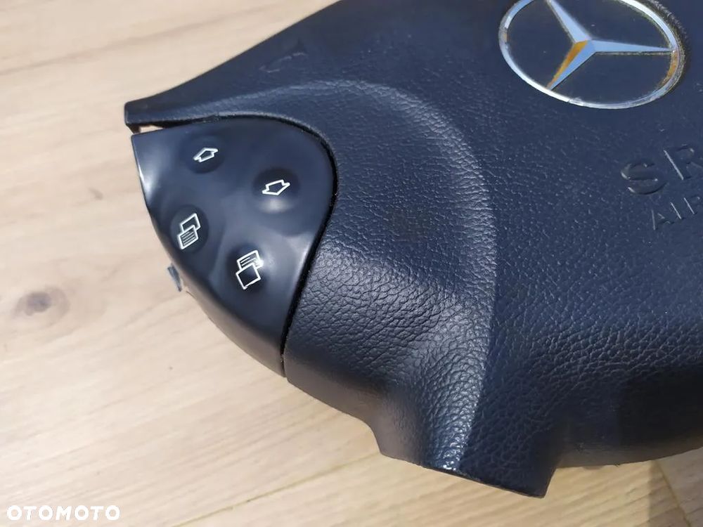 MERCEDES W211 AIRBAG KIEROWNICY PODUSZKA KIEROWCY CZARNA - 2