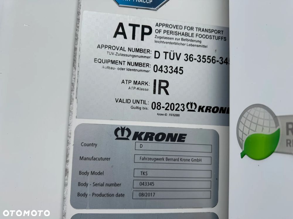 Krone Chłodnia Hakowa, SAF, Thermo King SLXi 400 - 34
