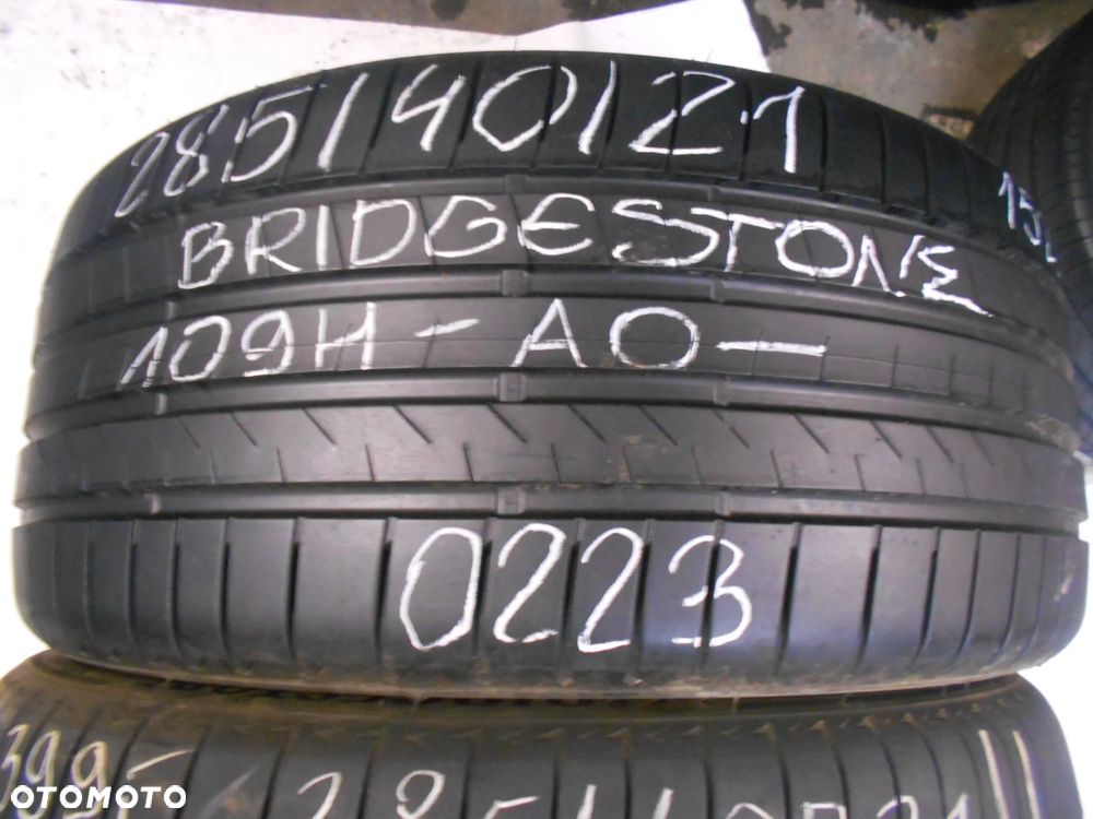OPONY 285/40R21 BRIDGESTONE ALENZA 001 AO DOT 0223 /  1522 7MM - 2