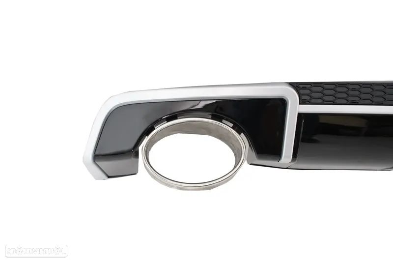 Difusor com Ponteiras Audi A3 8V Sedan / Cabriolé (2013 a 2015) Look RS3 STD - 5