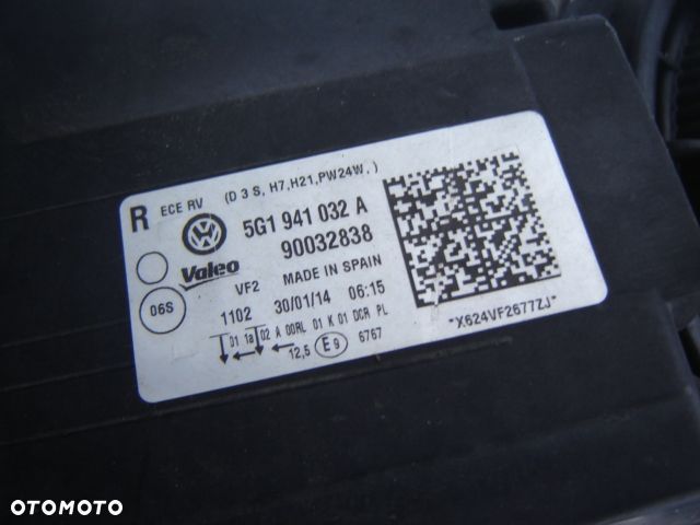 VW GOLF VII XENON LED 5G1941032 A - 3