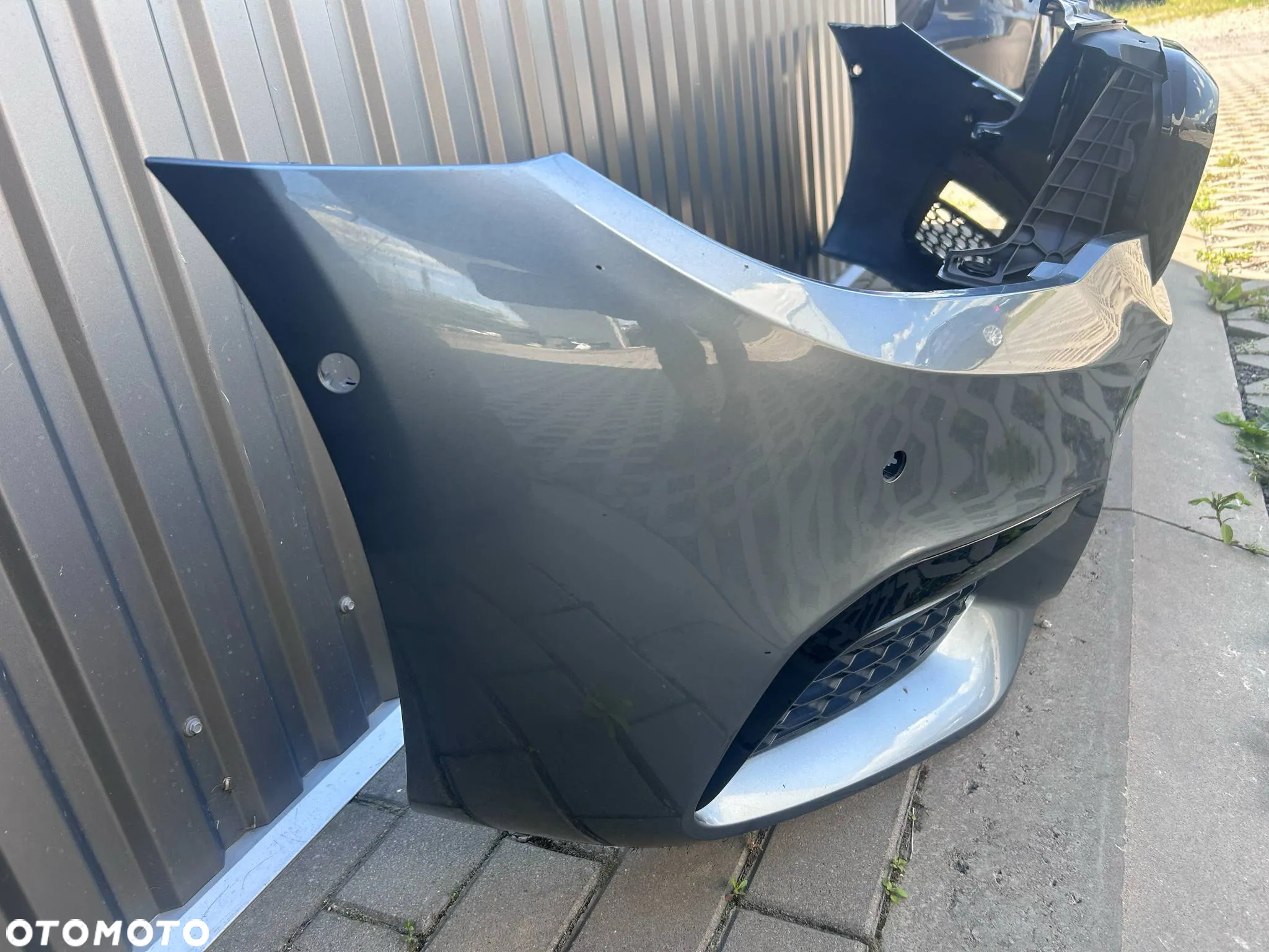 BMW 5 G30 M-Pakiet Zderzak Przód Przedni 6xPDC Radar Frozen Arctic Gray 490 - 2