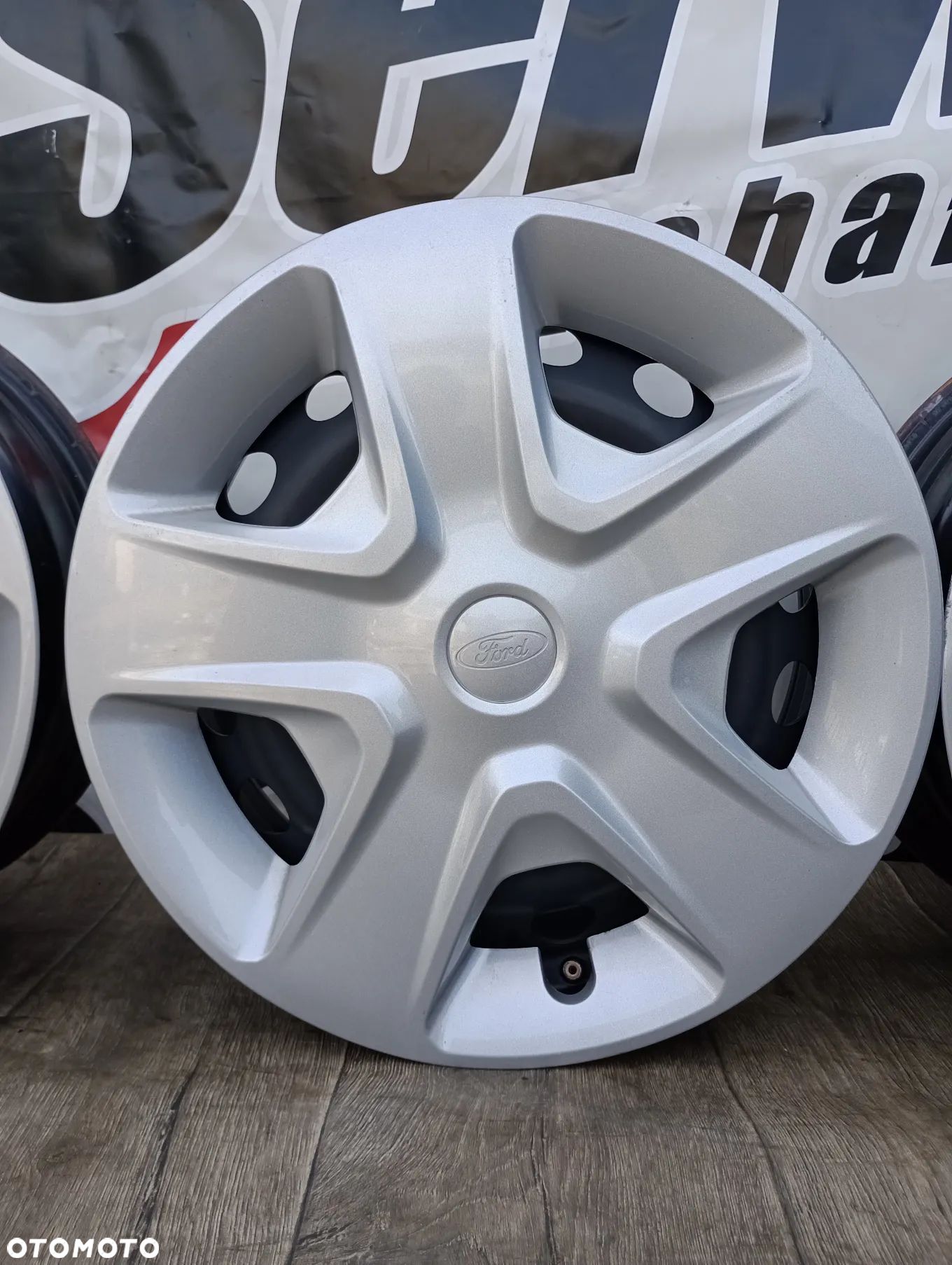 FELGI STALOWE 4x108 R16 6,5J ET47,5 FORD TPMS KOŁPAKI FIESTA FUSION KA+ - 1