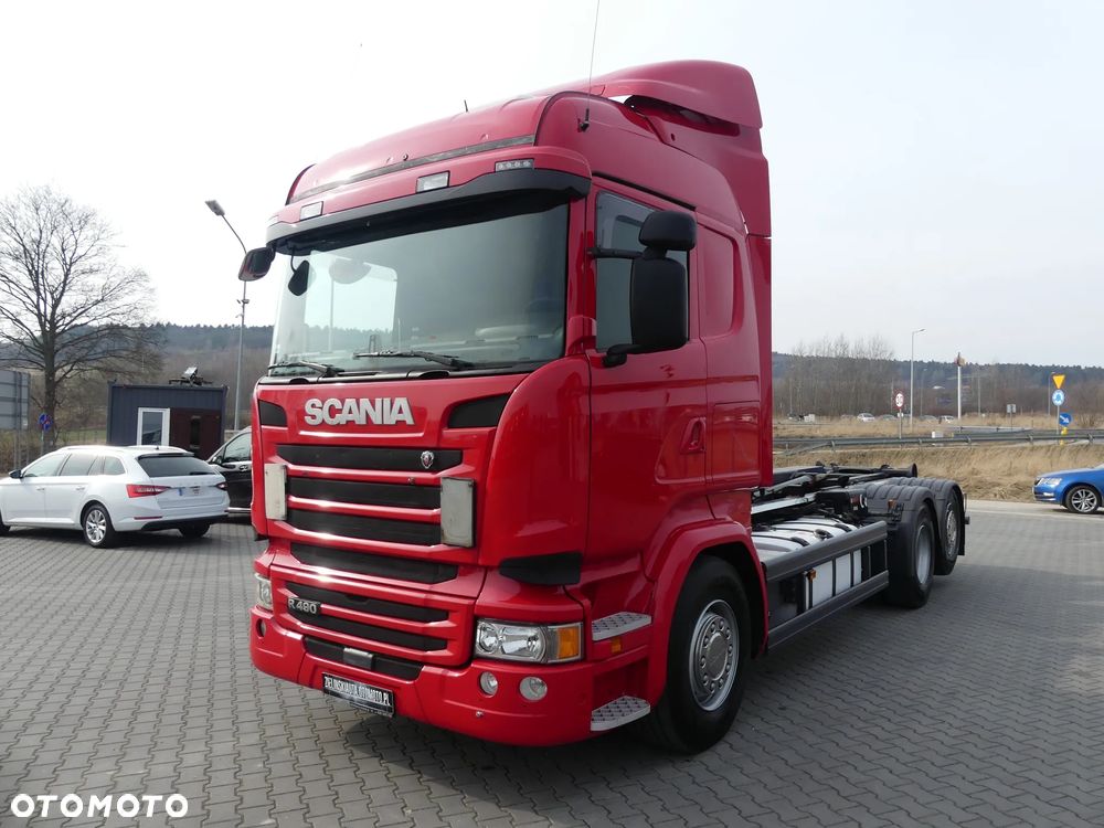Scania R 490 / 6x2 / HAKOWIEC / HIAB MULTILIFT / RETARDER / EURO 6 / - 5