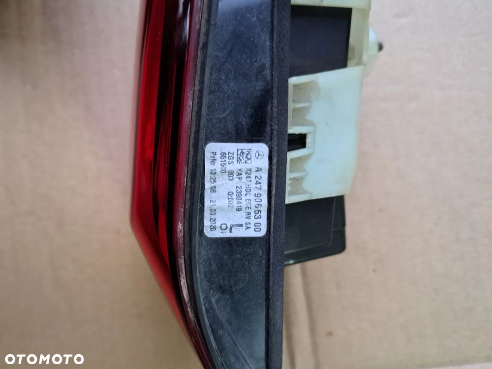 Mercedes GLB lampa bagażnika lewy tył prawy tył A2479065300  A2479065400 - 6